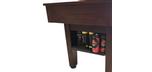 9 foot Walnut finish Majestic Shuffleboard game table