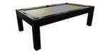Table billard noire Mensa 8 pieds avec ardoise naturelle et garantie 25 ans