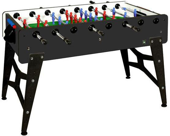 Black Longoni Striker Foosball Soccer Table With Telescopic Rods Longoni Striker Foosball Soccer Table, Striker Foosball Table Instructions