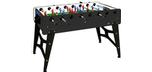 Table de babyfoot soccer noire fabriquée en Italie avec garantie 2 ans et tiges télescopiques