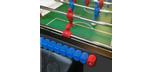 Table de babyfoot soccer noire fabriquée en Italie avec garantie 2 ans et tiges télescopiques