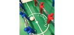 Table de babyfoot soccer noire fabriquée en Italie avec garantie 2 ans et tiges télescopiques