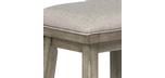 Graystone aged Oak grey wood finish barstool