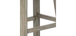 Graystone aged Oak grey wood finish barstool
