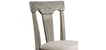 Tabouret de bar Graystone gris avec dossier
