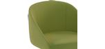 Tabouret de bar vert retro Wembley designer