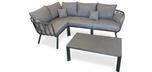 Martina 6 seat outdoor furniture seating set with Sunbrella fabric