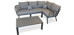 Martina 6 seat outdoor furniture seating set with Sunbrella fabric