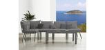Martina 6 seat outdoor furniture seating set with Sunbrella fabric