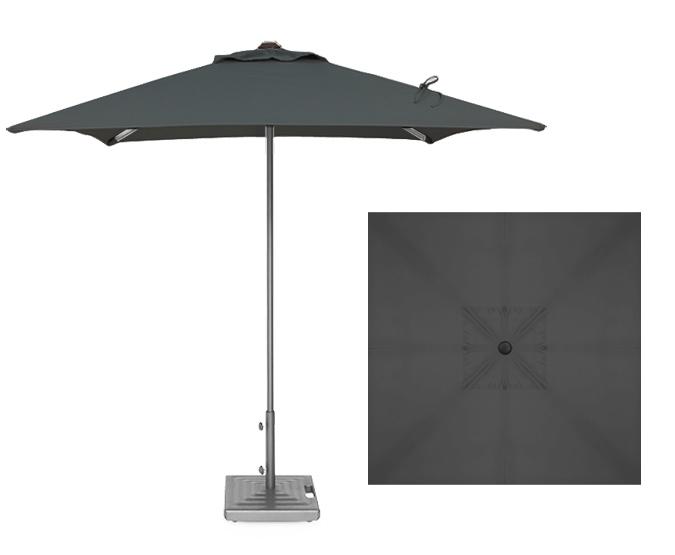 Commercial Quality 7 Foot Black Terrace Umbrella