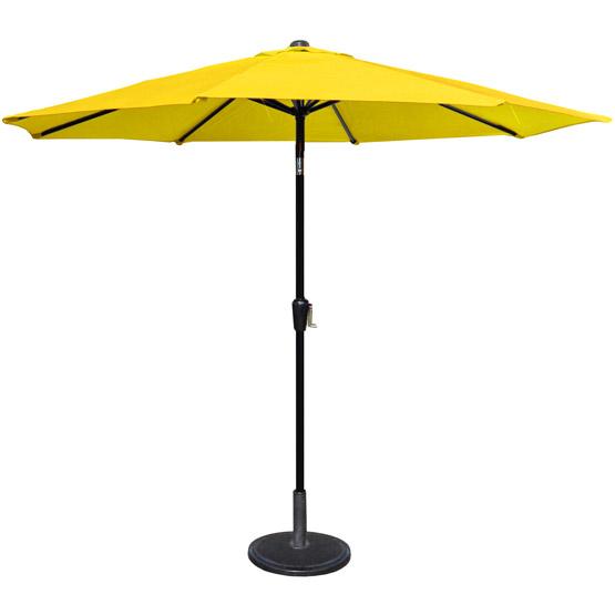 9 Foot Hrk Patio Yellow Garden Umbrella