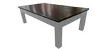 Mensa Black dining table and conference top for pool table