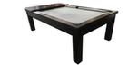 Mensa Black dining table and conference top for pool table