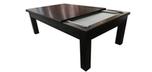 Mensa Black dining table and conference top for pool table