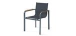 Chaise jardin en aluminium Diagonal