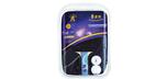 8 Star ping pong paddle with case and 2 balls