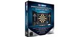 Professional quality complete dartboard, darts and cabinet set
