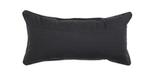 Coussin d'accent extérieur carré 12x24po noir