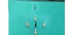 Jeux de mini quilles Skittles pour table de billard