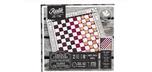 Classic wooden French checkers game
