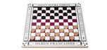 Ensemble de jeu de dames françaises classique
