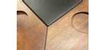 Danish style poker card game table in Walnut finish