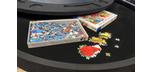 Black finish modern hardwood poker card game table