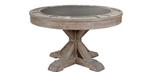Majestic brand poker table with barnwood grey finish