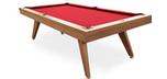 Table billard moderne Copenhagen 8 pieds Noyer au style Danois retro