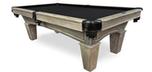 Barnwood grey finish Majestic Pioneer 8 foot pool table