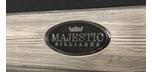 Table billard Majestic Pioneer 8 pieds fini bois de grange