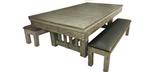 Cornwall barnwood finish 8 foot pool table dining table top