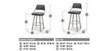 Trica Wish barstool