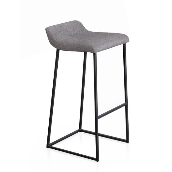 Select height fabric and metal finish of Zoey custom barstool