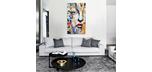 Large 36' x 60' canvas abstract print entitled Ara