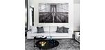 Large 60 x 30 inch Brooklyn Bridge painted canvas print