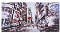 Grand cadre peint 60 x 30 pouces Times Square New York