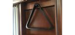 Combo Walnut finish 8 pool cue and accessories rack