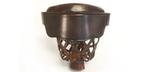 Ensemble de 6 poches de remplacement brunes pour table de billard