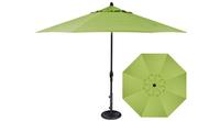 Parasol de jardin vert Kiwi 11 pieds octogonal Treasure Garden