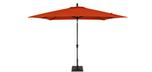 Parasol patio style marché rectangulaire rouge 8x10 pieds
