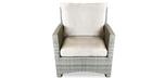 Comfort conversational Stone Grey patio chair