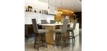Amisco Noah kitchen stool with swivel seat