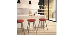 Tabouret de cuisine pivotant Amisco Nox