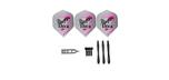 Ensemble 3 dards noir et rose Diva 22 grams avec étui