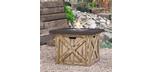 Chambly Barnwood finish Fire Table