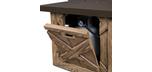 Chambly Barnwood finish Fire Table