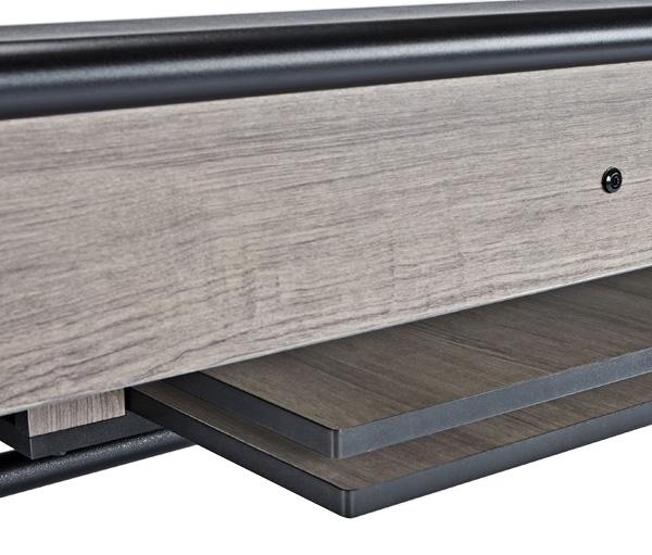 Table de hockey coussin d'air 7 pieds aspect bois de grange Table de hockey coussin d'air 7 pieds aspect bois de grange