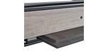Table de hockey coussin d'air 7 pieds aspect bois de grange