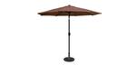 Parasol de jardin HRK brun 9 pieds